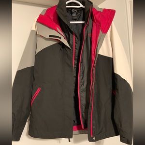 Womens North face Triclimate jacket. Large.
